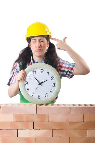 Concept of delay in construction — Stock Photo, Image