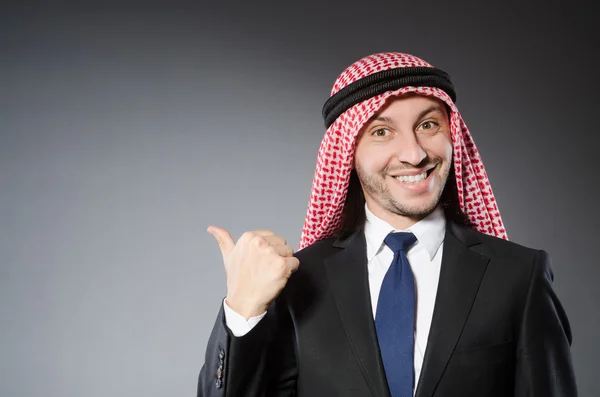 Arabische zakenman in verrukking — Stockfoto