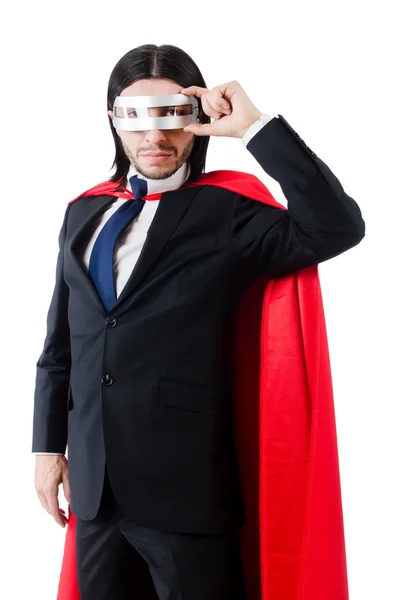 Mann in rotem Mantel — Stockfoto
