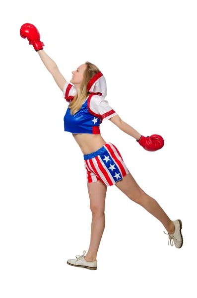 Female boxer — Stock Photo, Image