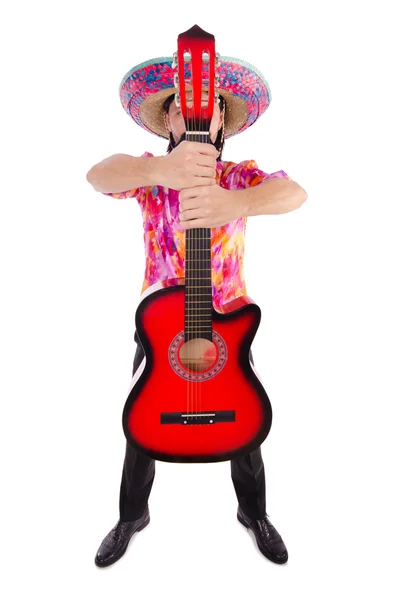 Mexican guitar player — Stock Photo, Image