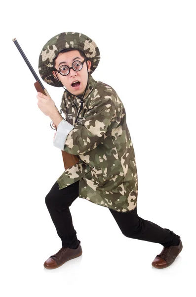 Funny soldier — Stock Photo, Image