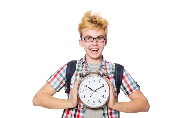 Student missing his deadlines — Stock Photo, Image