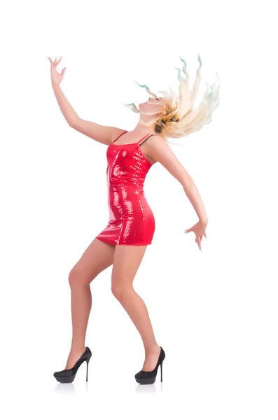 Woman dancing — Stock Photo, Image