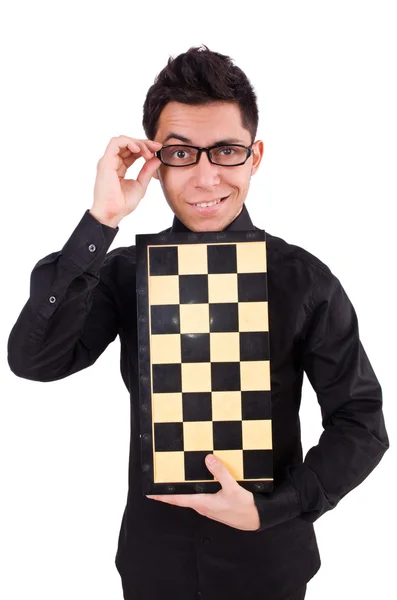 Funny chess player — Stock Photo, Image