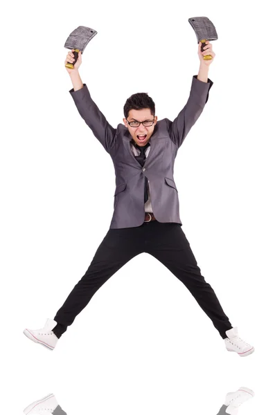 Man with axe — Stock Photo, Image