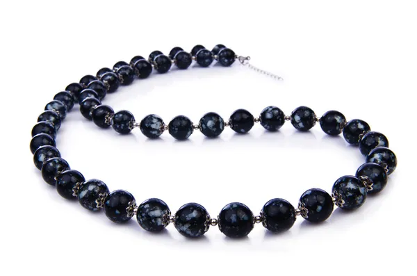 Dark pearl necklace — Stock Photo, Image