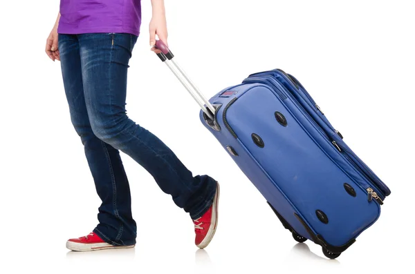 Woman ready for summer holiday — Stock Photo, Image