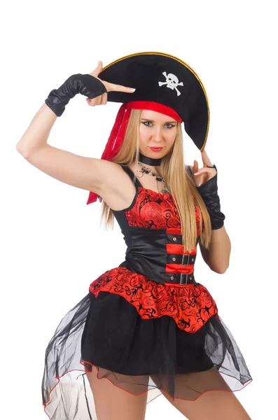 Kvinnlig pirat — Stockfoto
