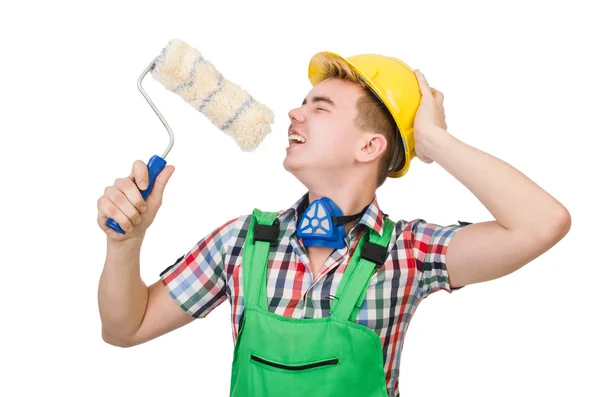 Funny painter Stock Image