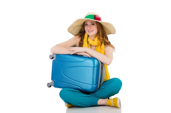 Woman ready for summer holiday — Stock Photo, Image