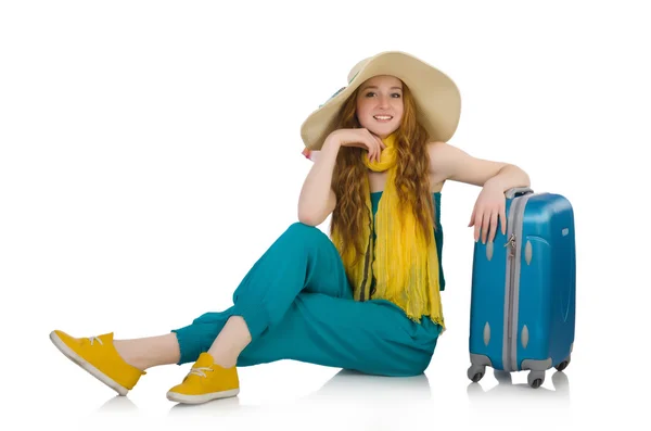 Woman ready for summer holiday — Stock Photo, Image