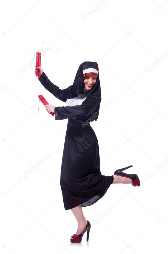 Nun with dynamite