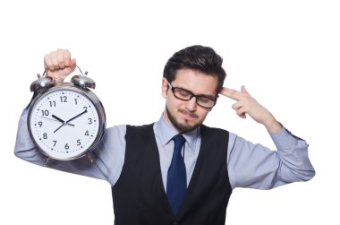 işadamı ile masa saati