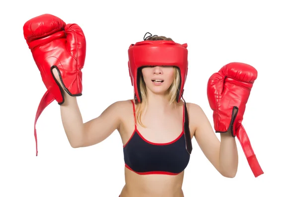 Woman boxer — Stock Photo, Image