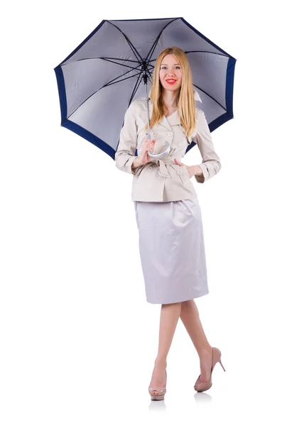 Mulher com guarda-chuva — Fotografia de Stock