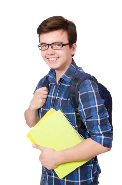 Öğrenci kitap ile