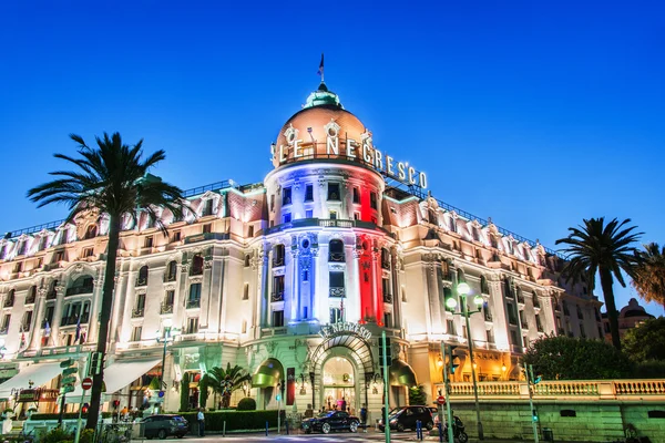 Negresco Hotel a Nizza — Foto Stock