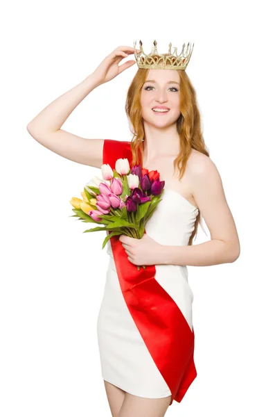 Beauty contest winner — Stock Photo, Image