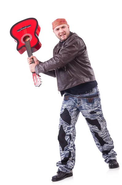 Guitar player — Stock Photo, Image