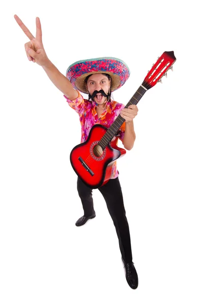Mexican guitar player — Stock Photo, Image