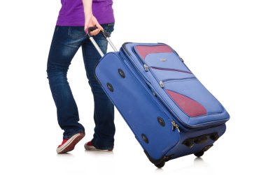 kadın yaz tatili için hazır