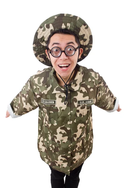 Funny soldier — Stock Photo, Image