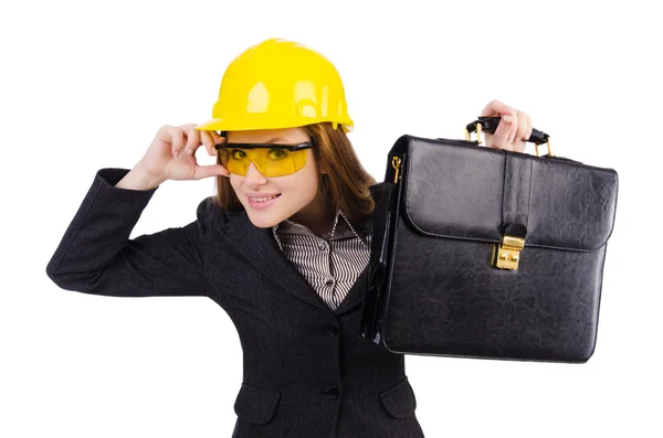 Woman construction worker — Stock Photo, Image