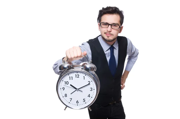 Geschäftsmann mit Uhr — Stockfoto