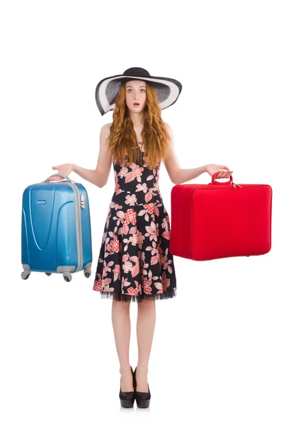 Mujer lista para vacaciones de verano —  Fotos de Stock