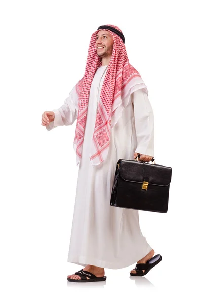 Araber mit Aktentasche — Stockfoto