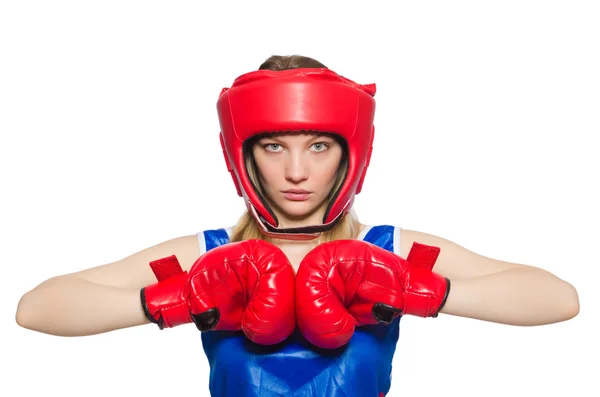 女性のボクサー — ストック写真