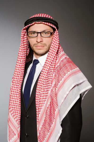 Arabische man in diversiteitsconcept — Stockfoto