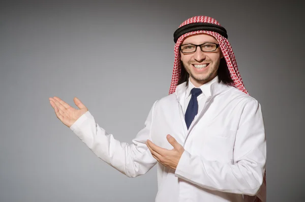 Arab doctor in diversity concept — Stock Photo, Image