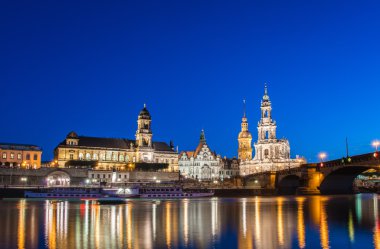 Dresden manzarası, gece