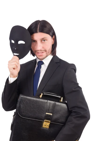 Man med mask — Stockfoto