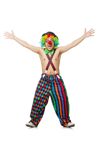 Grappige clown — Stockfoto