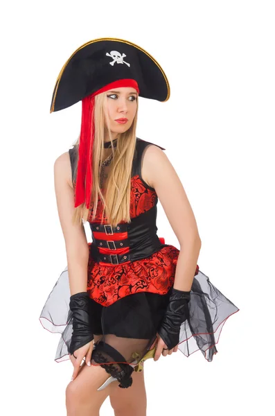 Woman pirate — Stock Photo, Image
