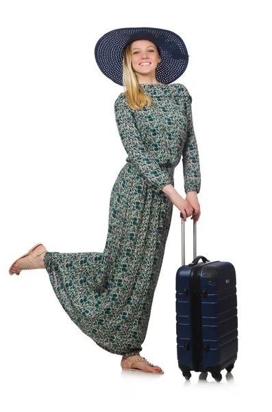 Woman ready for summer holiday — Stock Photo, Image