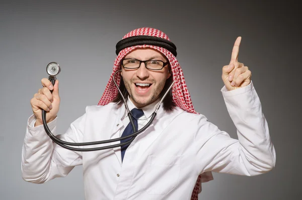 有趣的阿拉伯医生 — 图库照片