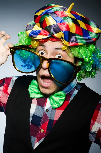 Grappige clown — Stockfoto