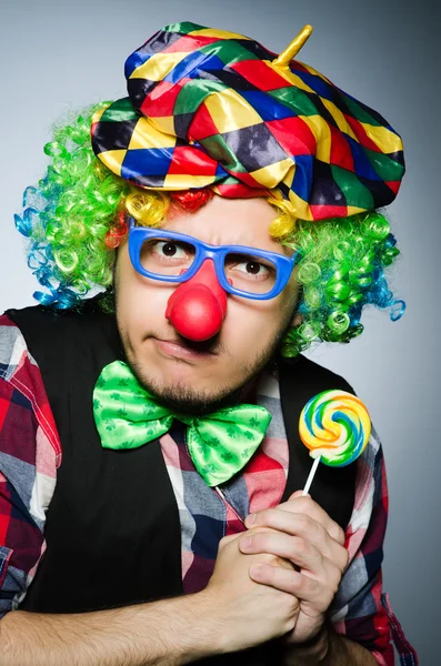 Grappige clown — Stockfoto