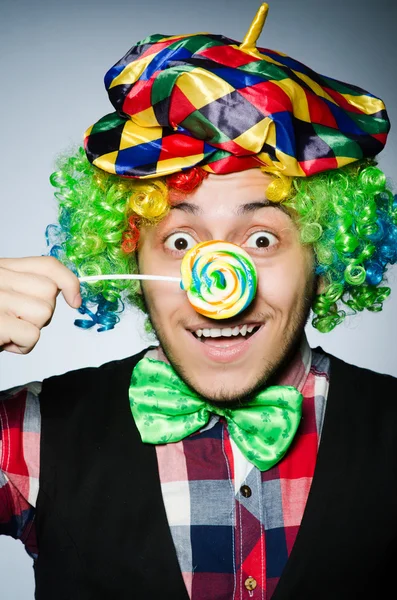 Lustiger Clown — Stockfoto