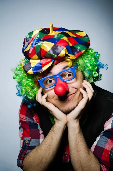 Grappige clown — Stockfoto