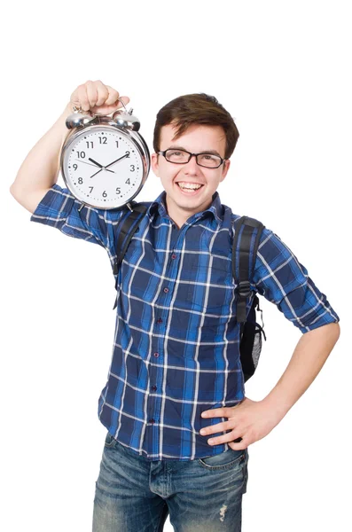Student missing his deadlines — Stock Photo, Image