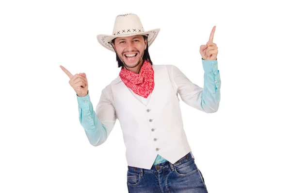 Cowboy mit Hut — Stockfoto