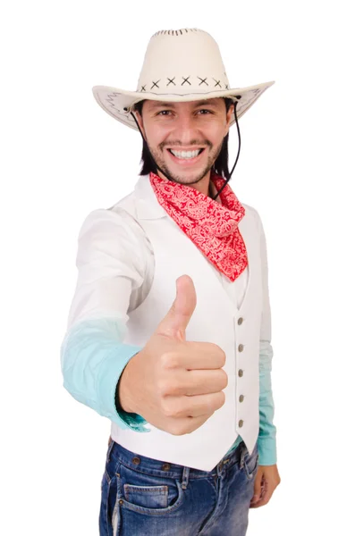 Cowboy in hat — Stock Photo, Image