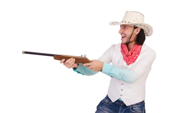 Kowboj z pistoletu — Zdjęcie stockowe