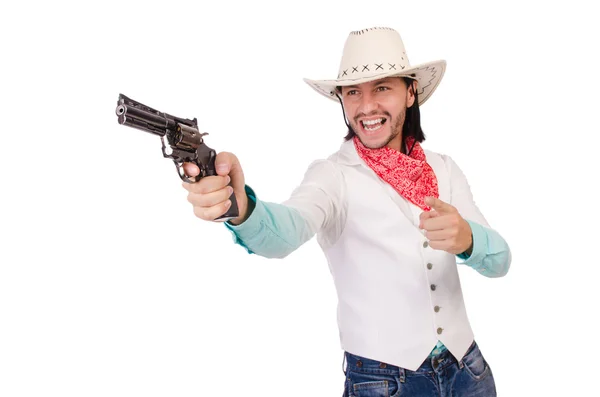 Kowboj z pistoletu — Zdjęcie stockowe
