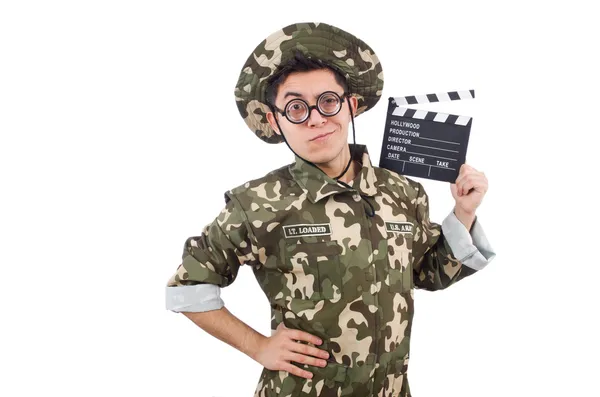 Soldado gracioso. — Foto de Stock